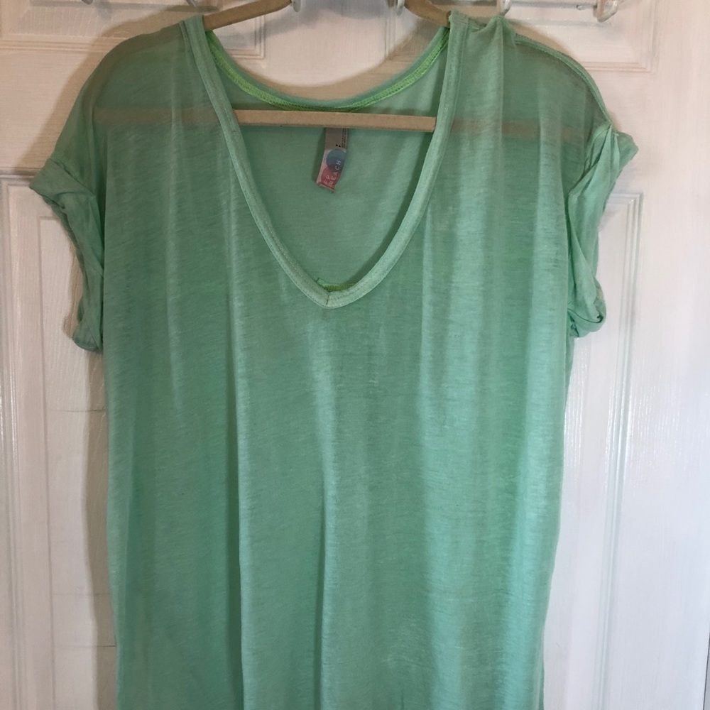 Free People Oversized Tee